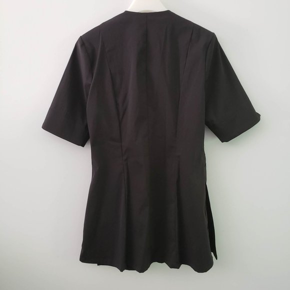 NOEL ASMAR - black and purple scrub tunic - Size XS - Picture 2 of 8